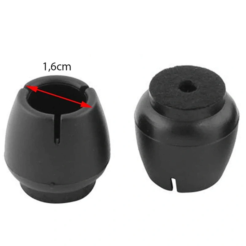 Protišmykové podložky pod nábytok (12-16mm) 16ks čierne