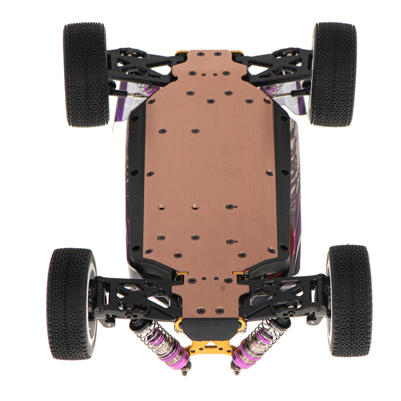 Auto na DO - RC CAR WLTOYS 124019 2,4 GHz 1:12 - 55 km / H fialové