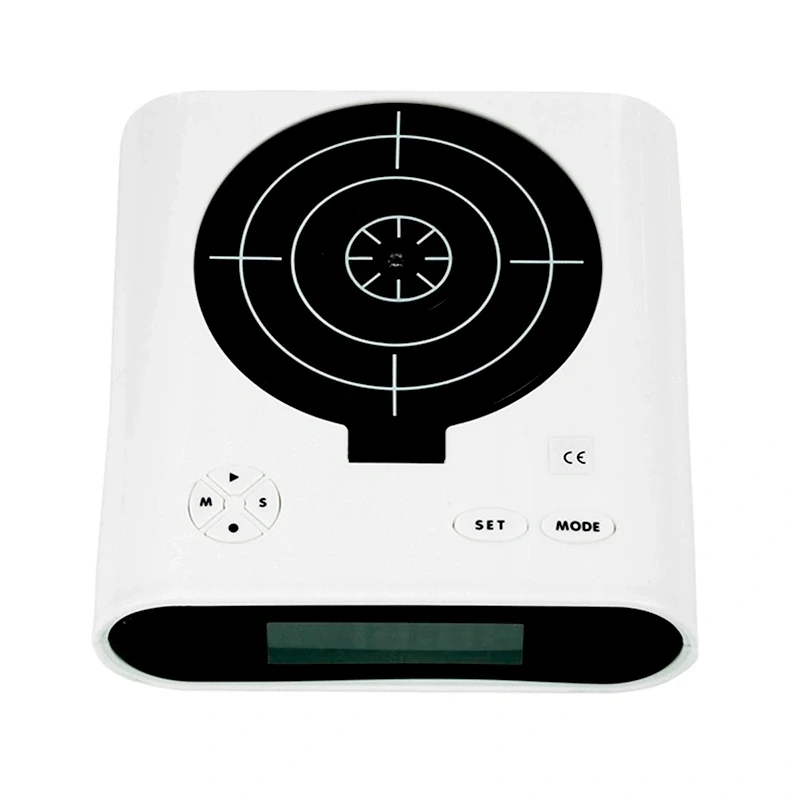 Interaktívny budík Snajper s terčom biely