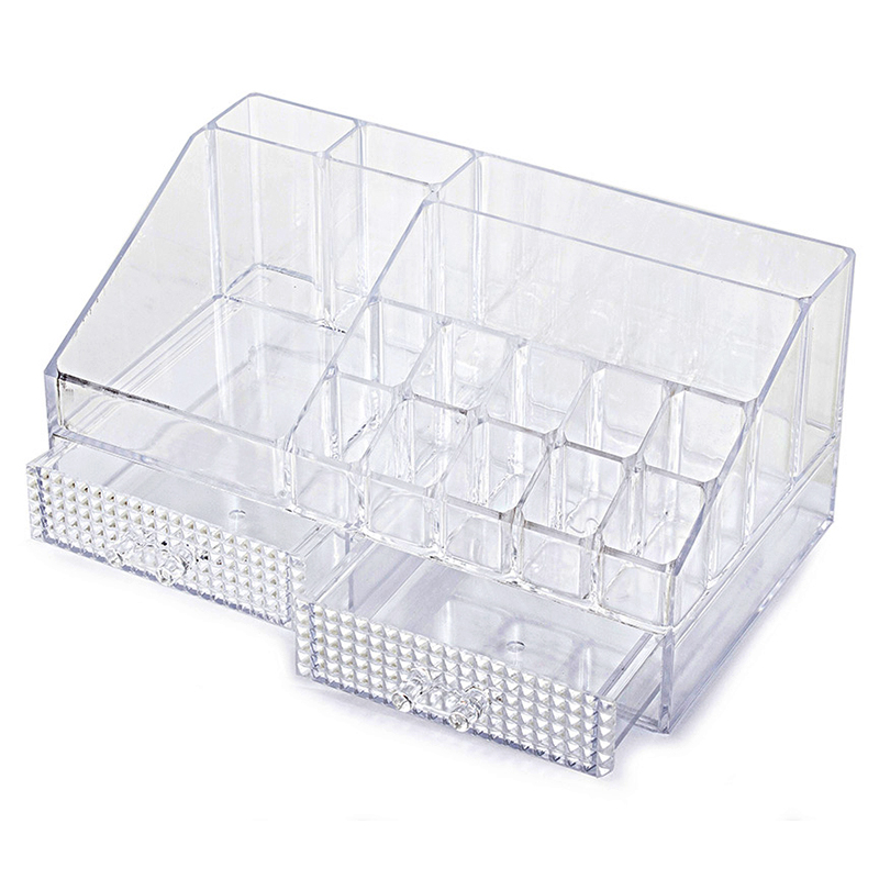 Organizér so zásuvkami na kozmetiku, bižutériu a drobnosti