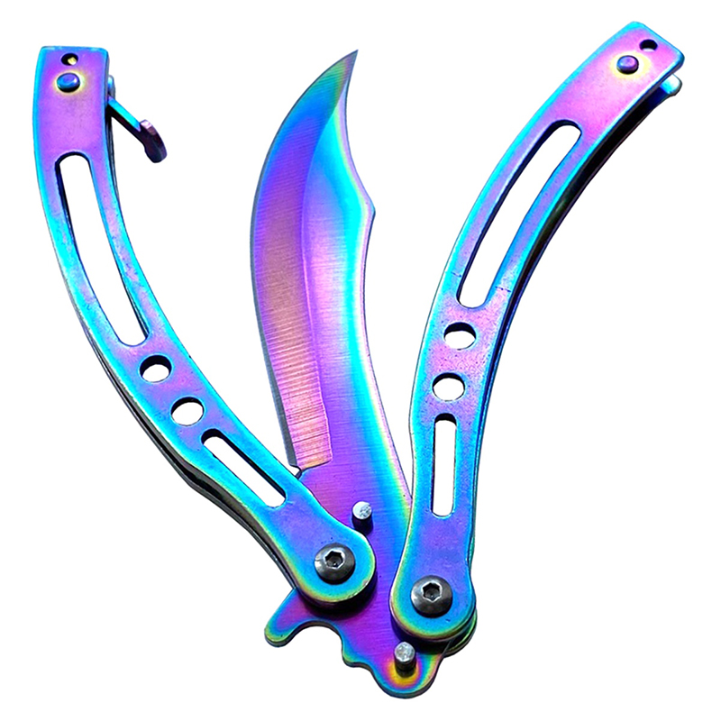 Nôž motýlik Rainbow 