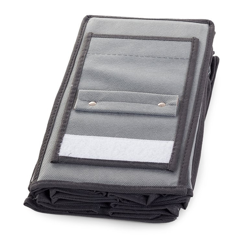 Závesný organizér s piatimi policami šedý