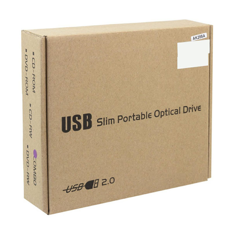 Externá USB SLIM CD / DVD optická mechanika