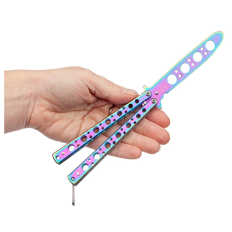 Nôž motýlik tréningový Rainbow 