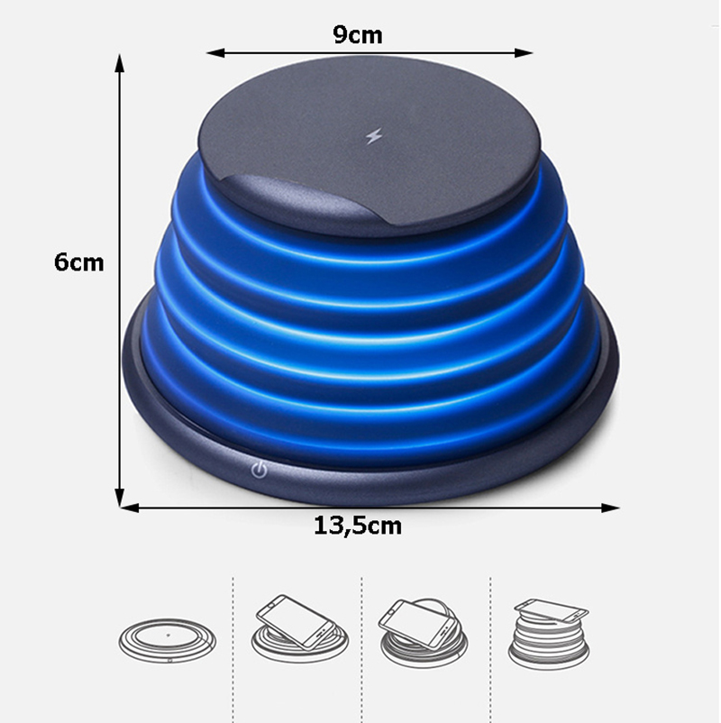 Bezdrôtová nabíjačka Qi Wireless Charger 10W USB C