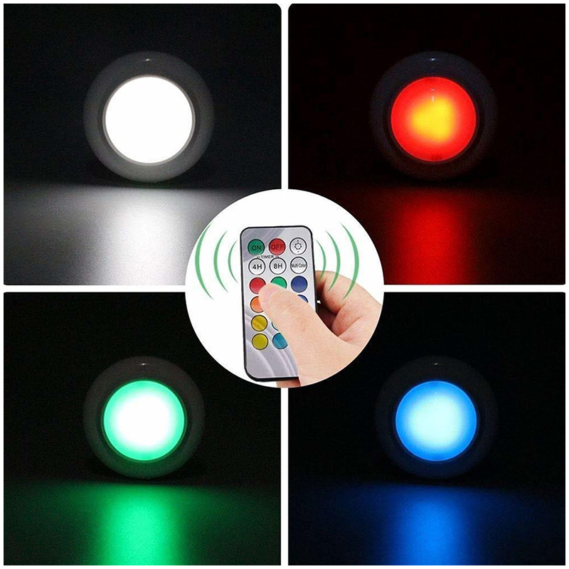 Grundig - LED svetlá meniace svetlo na diaľkové ovládanie 4ks