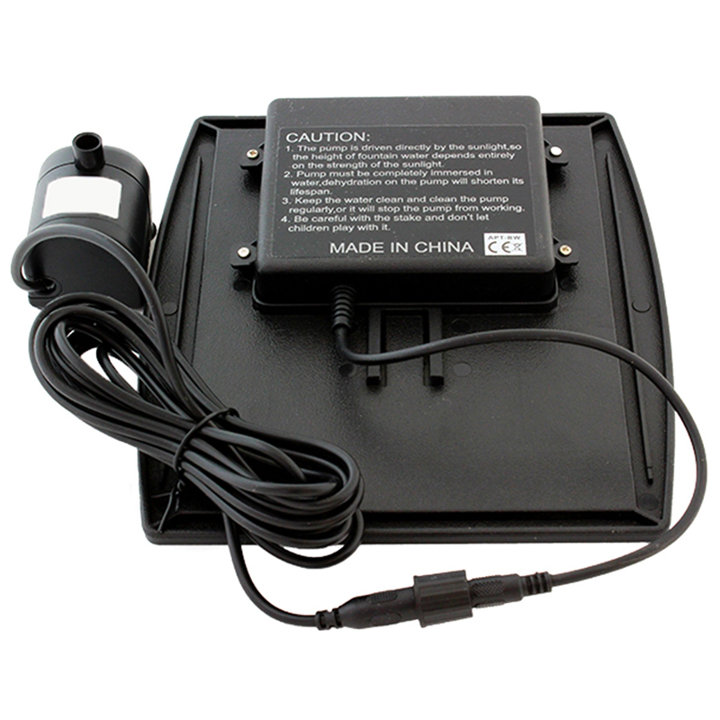 Fontána so solárnym čerpadlom