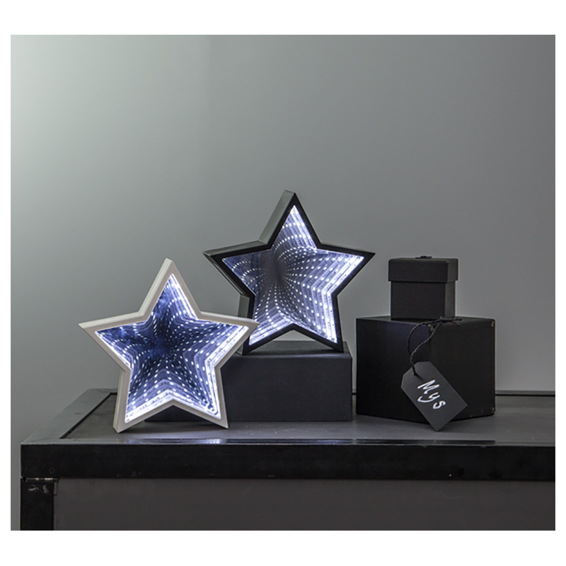 3D Hviezda - Dekoračná lampa 23 LED biela 