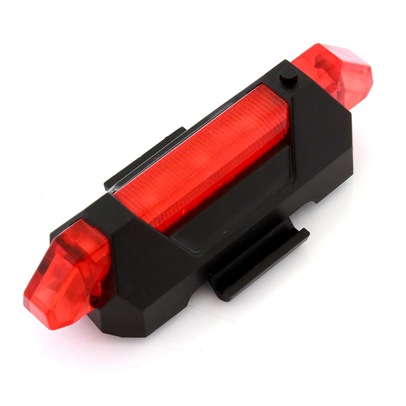 Zadné svetlo na bicykel USB 5 LED ZD41A