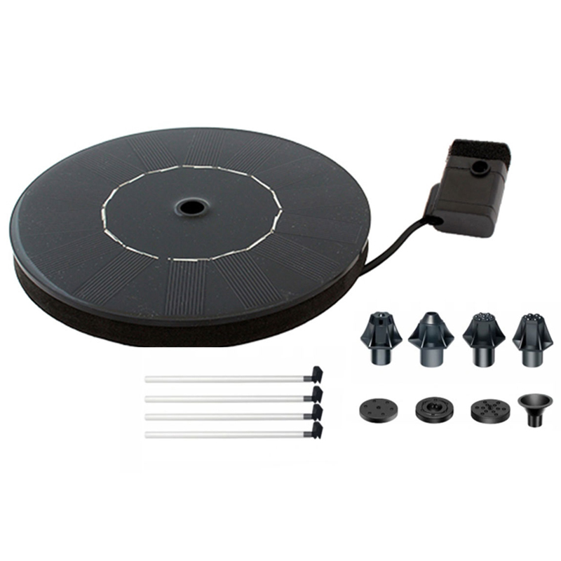 Solárna fontána s čerpadlom