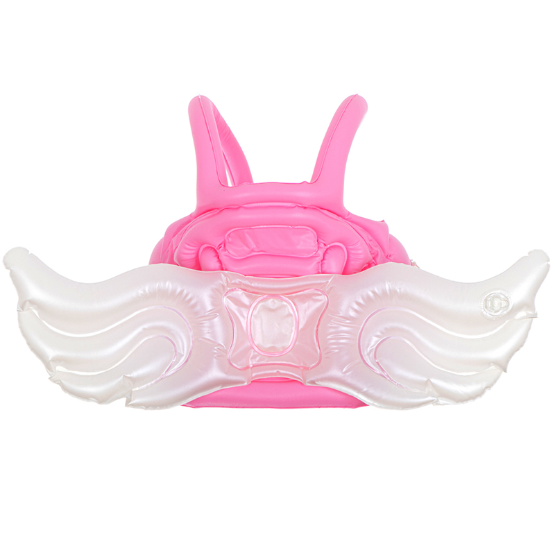 Nafukovacia vesta detská - Krídla anjela ružové