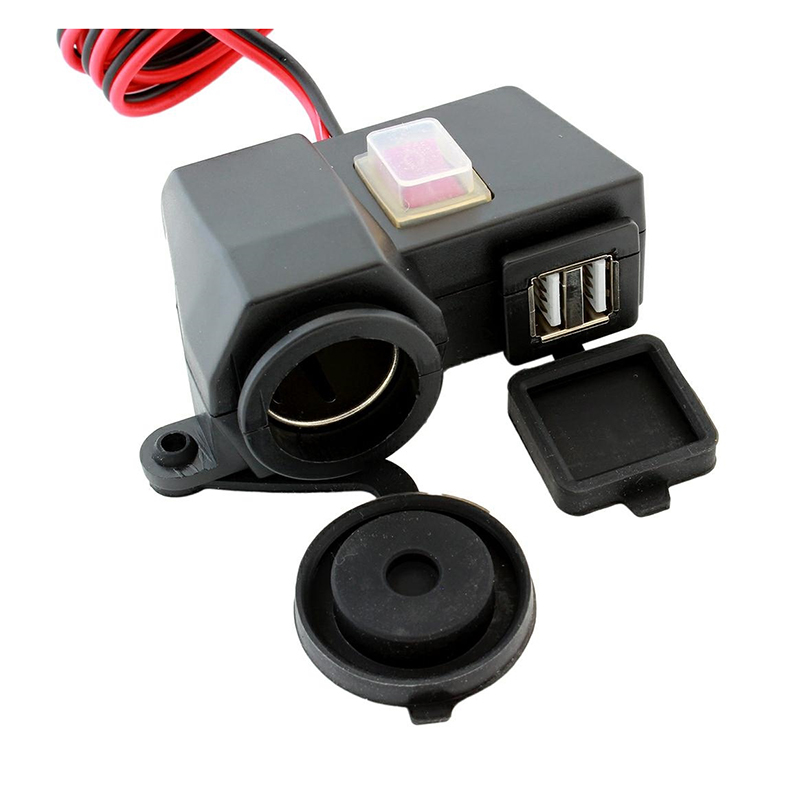 Motonabíjačka USB na motocykel 12V/5A XL