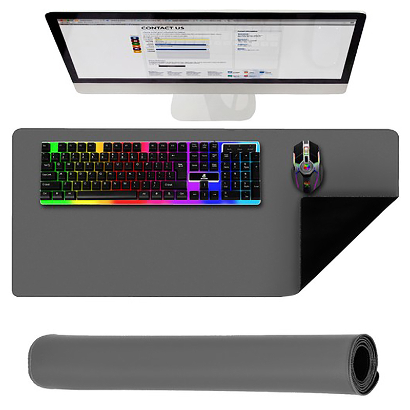 Podložka pod klávesnicu a myš sivá