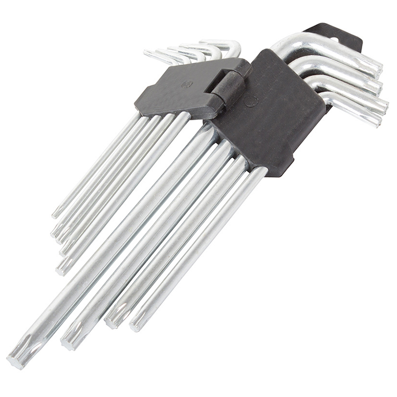 Sada torxových kľúčov 1,5-10mm (dlhé 9ks)