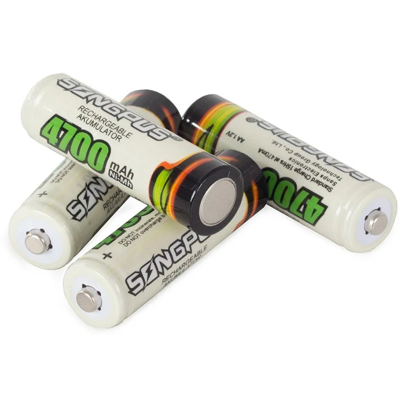 Songpus nabíjateľné NiMH AA batérie 4700mAh 4ks