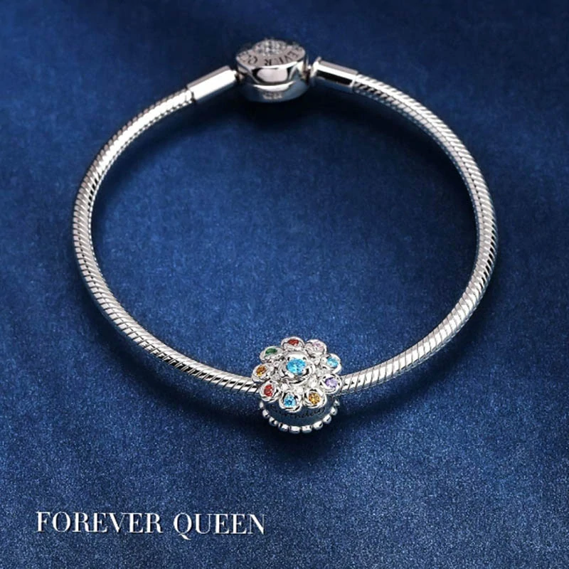 Strieborný prívesok Happy Birthday Forever Queen