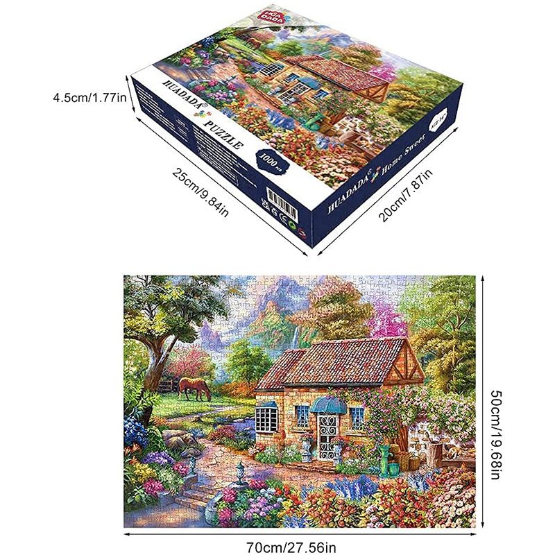 Puzzle záhrada 1000 dielikov