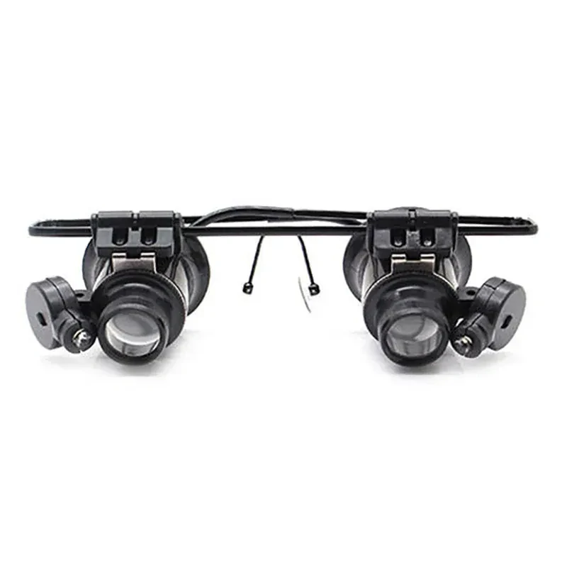 Okuliare hodinárske LED 20x