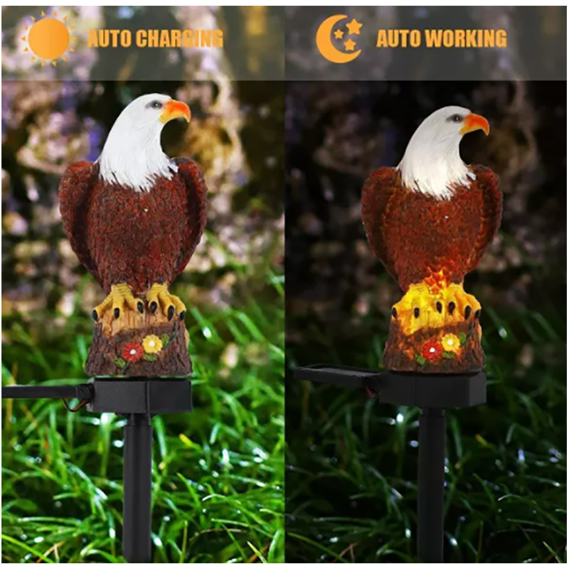 Solárna záhradná lampa - Orol