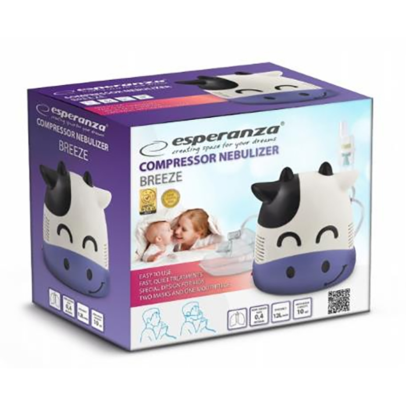 Esperanza Breeze ESP-ECN001 - Kompresorový inhalátor