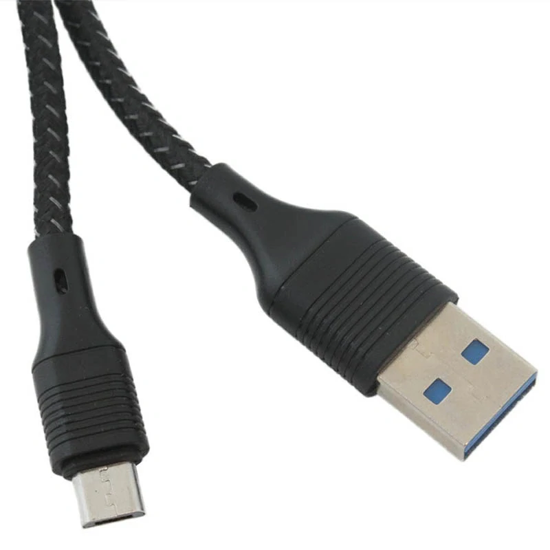 Micro USB kábel 1m pletený