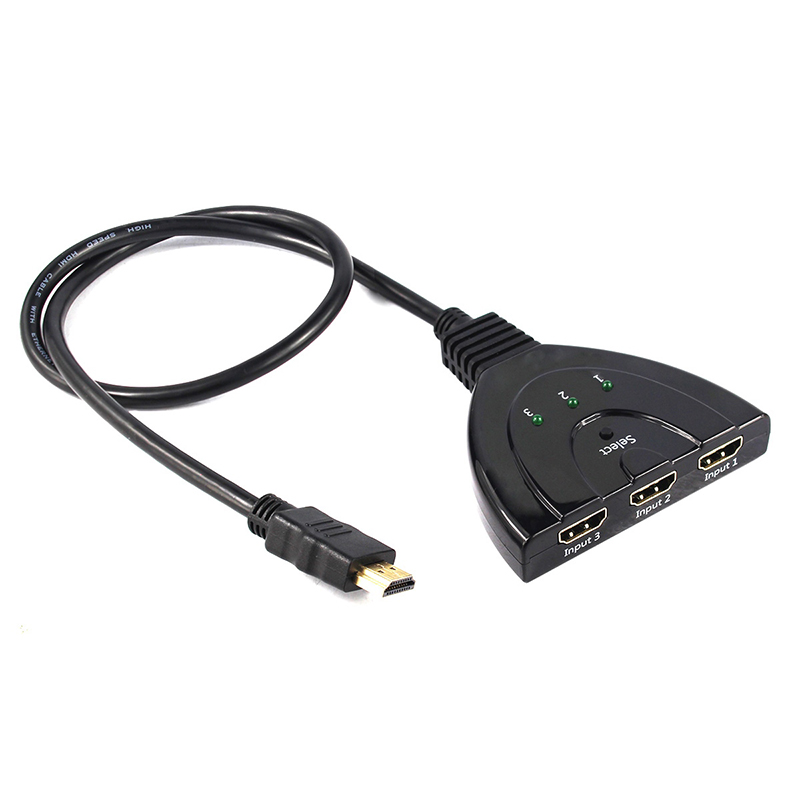 Rozdeľovač HDMI 3 porty Full HD 1080p