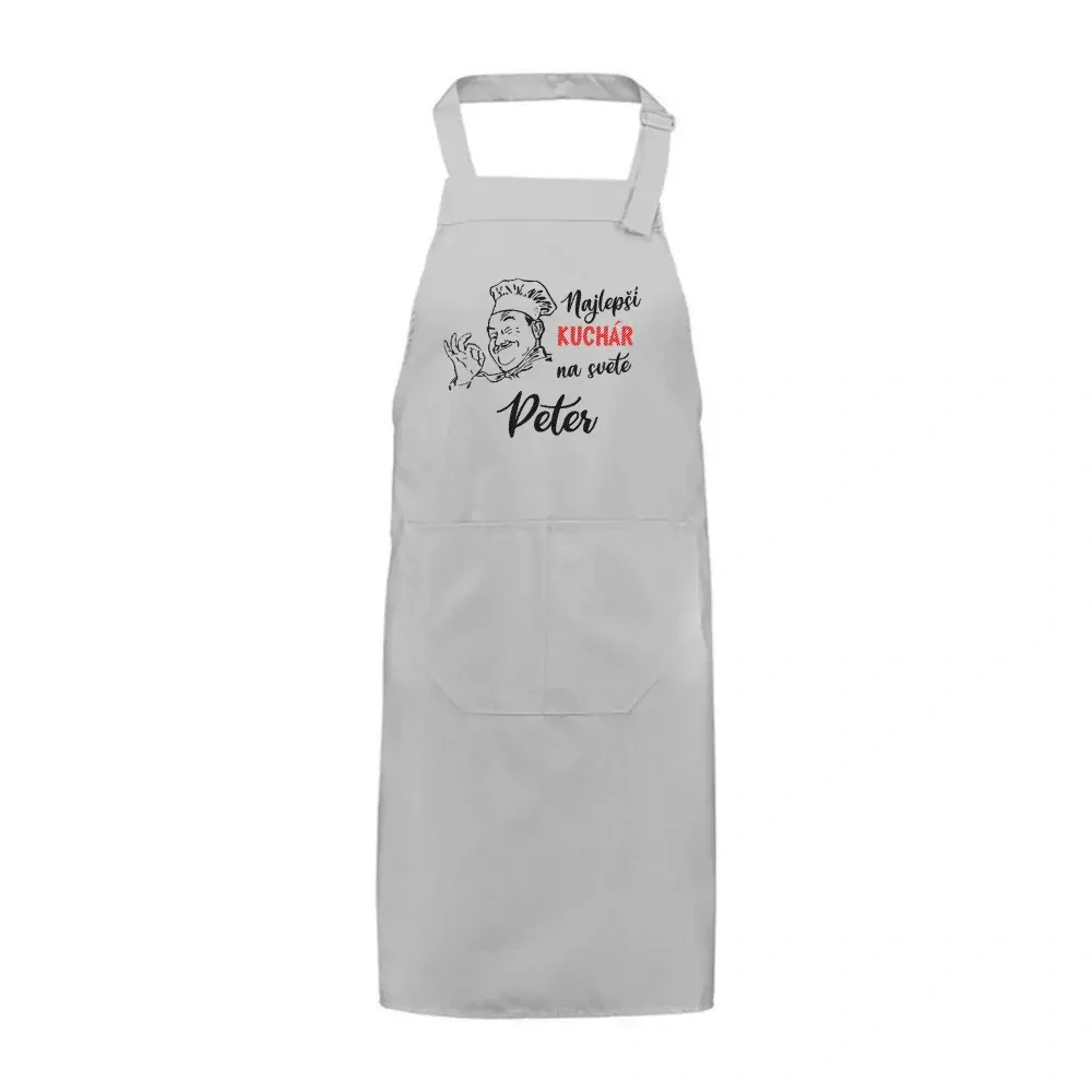 Kuchynská zástera s výšivkou Najlepší kuchár