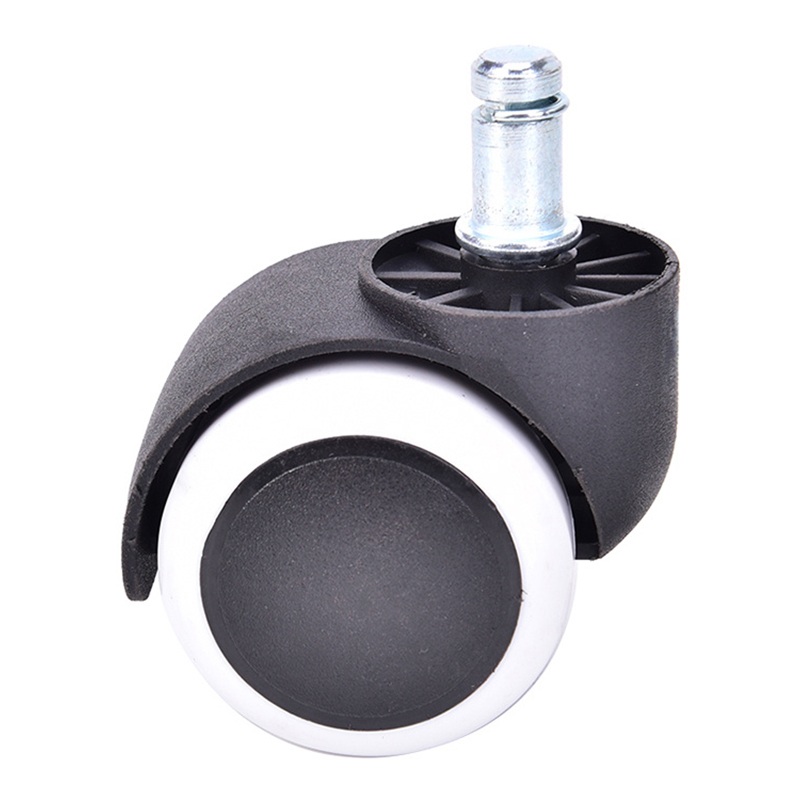 Kolieska na stoličku 5ks biele