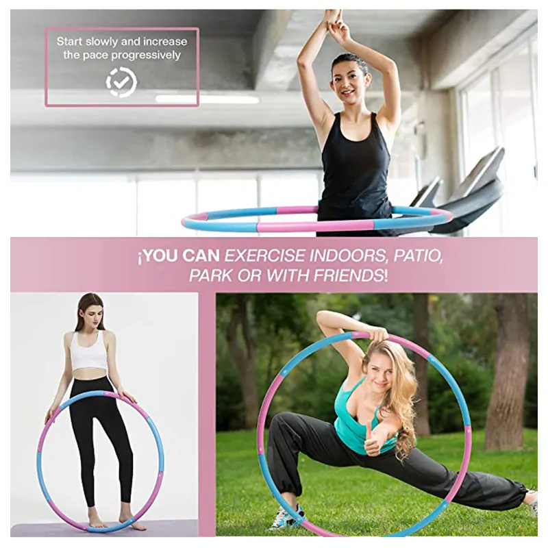 Hula hop na chudnutie pre dospelých a guma na posilňovanie nôh a rúk