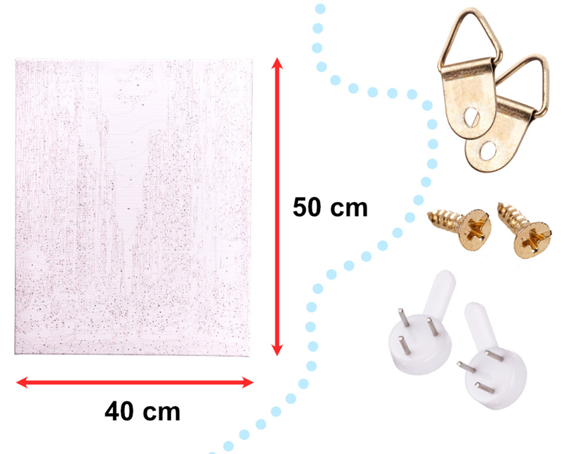 Maľovanie podľa čísel 40x50cm New York