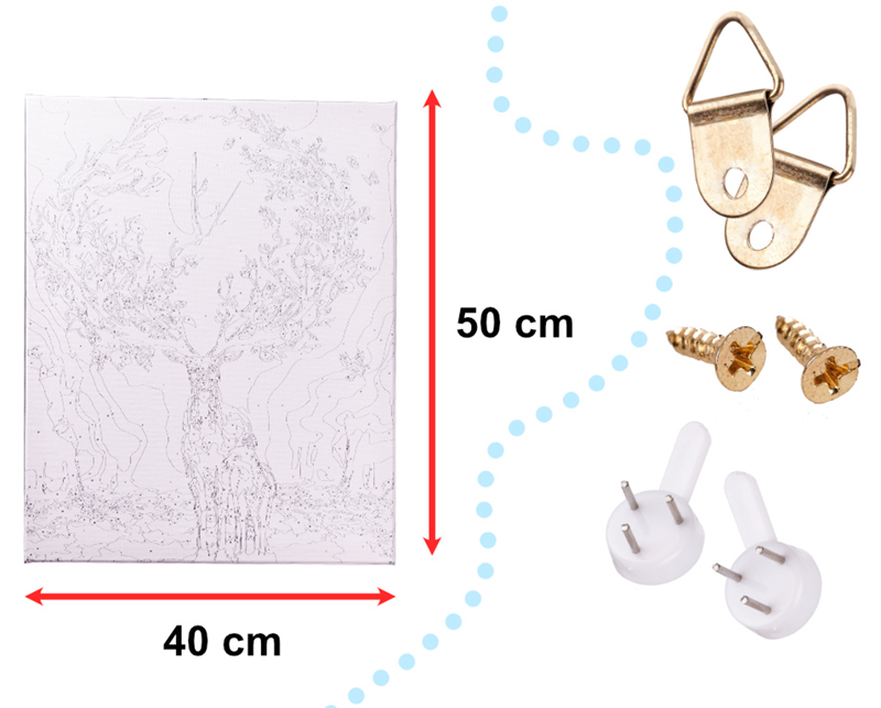 Maľovanie podľa čísel 40x50cm Jeleň