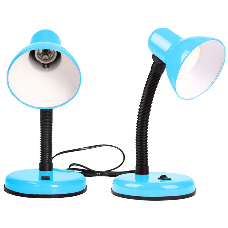 Lampa stolová modrá