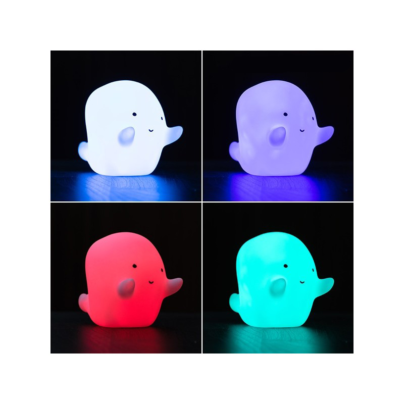 Detská led lampa farebná duch 