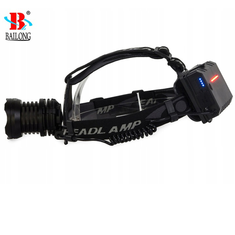 Bailong BL-XHP70 - Baterka čelová profesionálna pre záchranárov + power banka