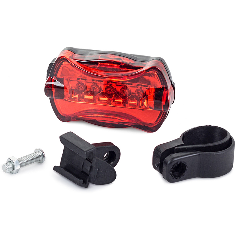 HY - 198 Zadné svetlo na bicykel 5 LED