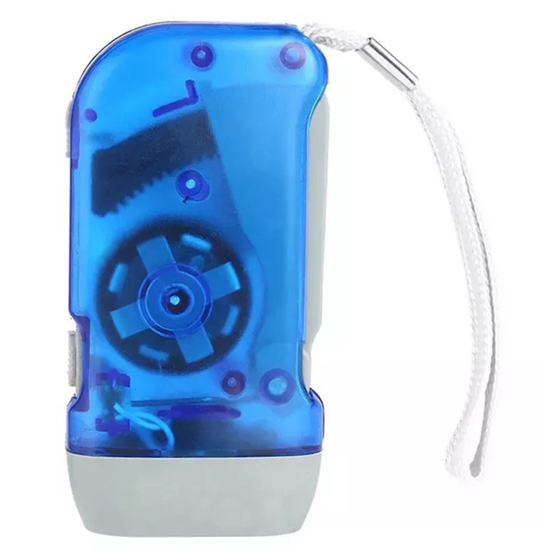 Baterka na dynamo 2 LED