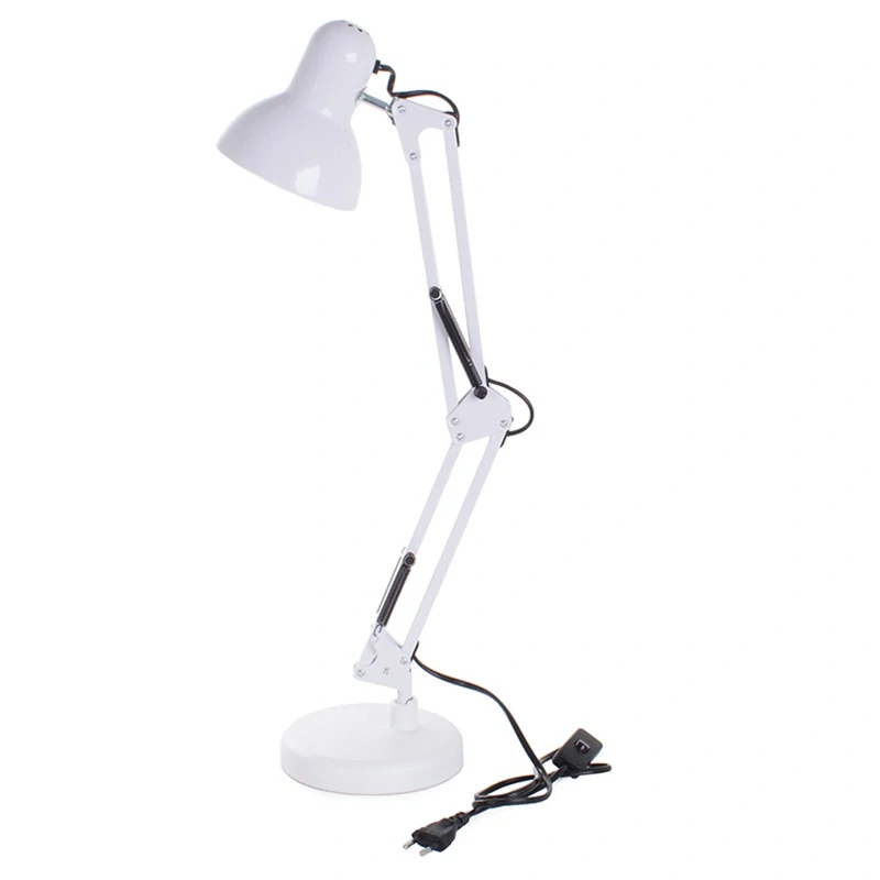 Nastaviteľná stolná lampa biela