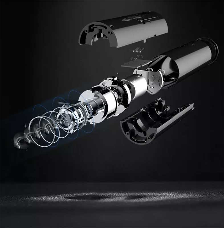 Zortung Elektrický USB otvárač na víno Black LED 20cm