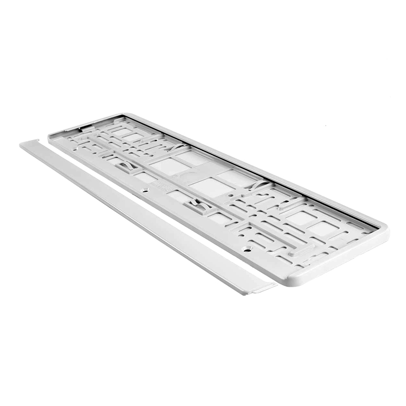 Amio - Rám na značku ŠPZ biela metalizovaná