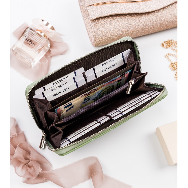 Peňaženka David Jones P116-510 Light green