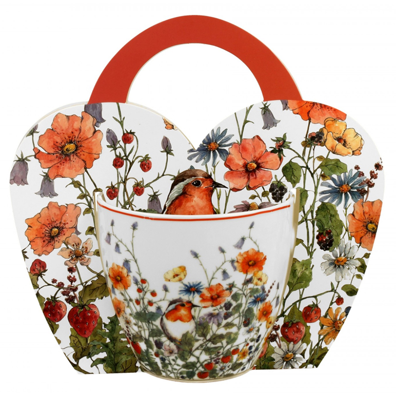 WILD BIRD - Porcelánový hrnček v darčekovej krabičke 460ml