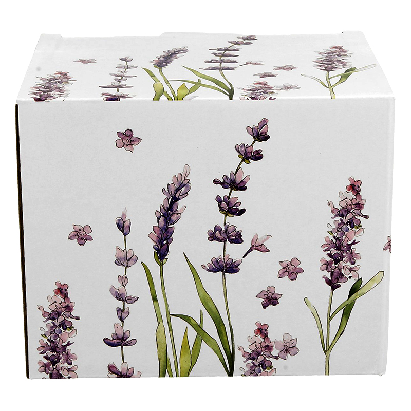 DUO "Lavender classic" - Porcelánový hrnček v darčekovej krabičke 450ml