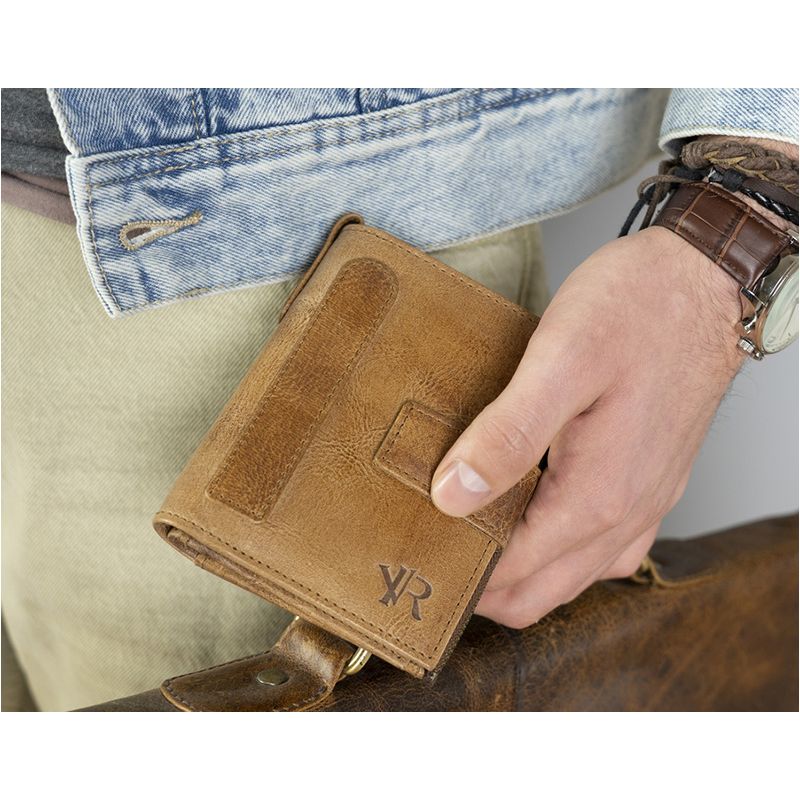 Rovicky N1227-RHP - Peňaženka pánska kožená tan