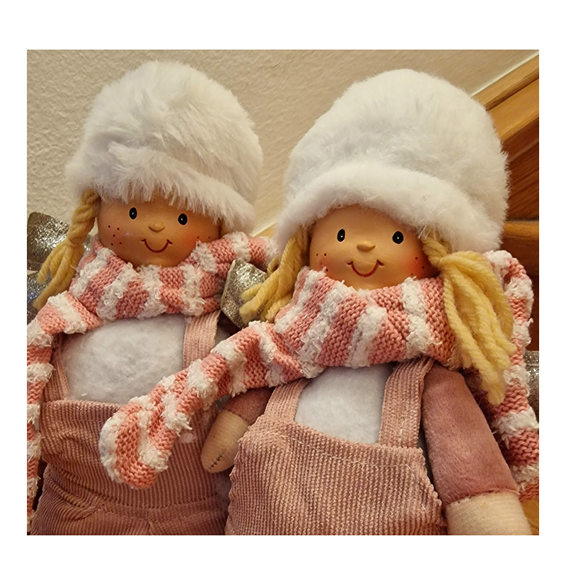 Bábika vianočná 45 x 15cm VYPREDAJ