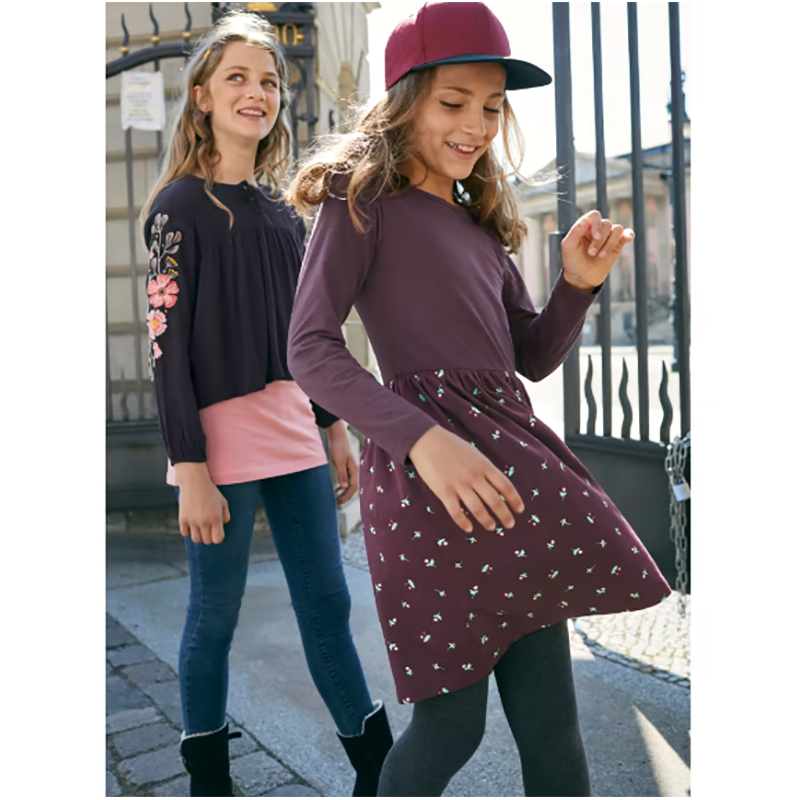 Dievčenské džínsové legíny slim modré č.158