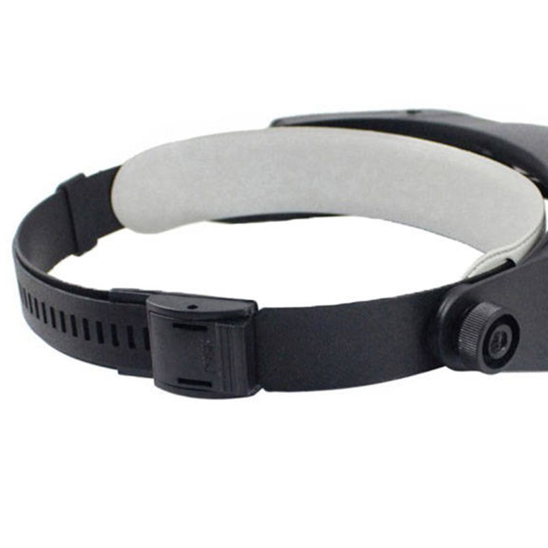 Čelová lupa náhlavná 2LED 11x