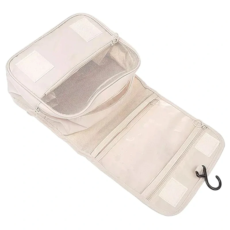 Dámska kozmetická taška krémová