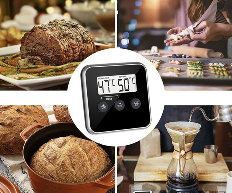 Ruhhy Digitálny teplomer na pečenie so sondou