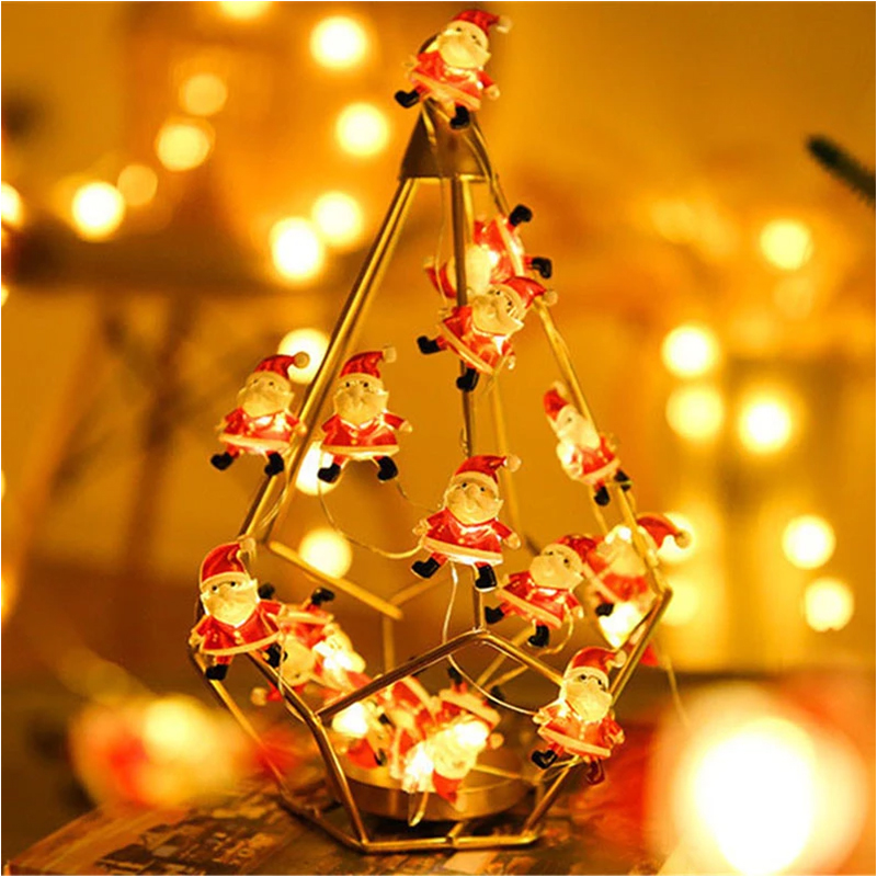 Santa Claus - LED Vianočná reťaz 20 LED 2 metre