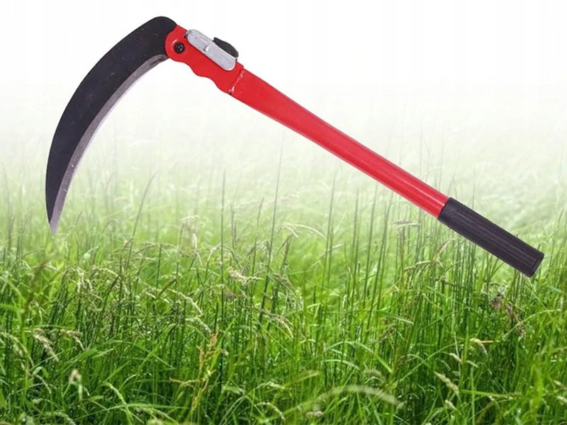 Ručný kosák 43 cm skladací s pogumovanou rukoväťou